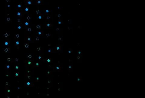 Dark Blue, Green vector layout with rectangles, squares. 스톡 일러스트