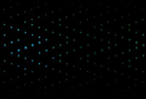 Dark Blue, Green vector layout with elements of cards. Ilustración de archivo