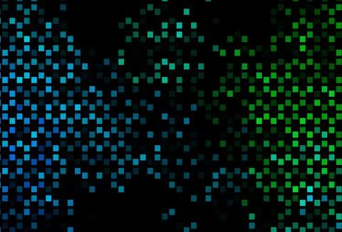 Dark Blue, Green vector layout with rectangles, squares. Illustrazione stock