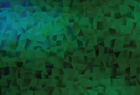 Dark Blue, Green vector layout with rectangles, squares. 스톡 일러스트