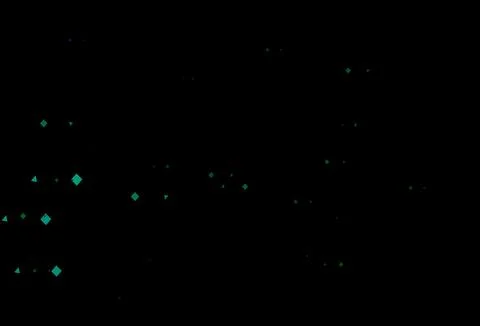 Dark blue, green vector layout with circles, lines, rectangles. 스톡 일러스트