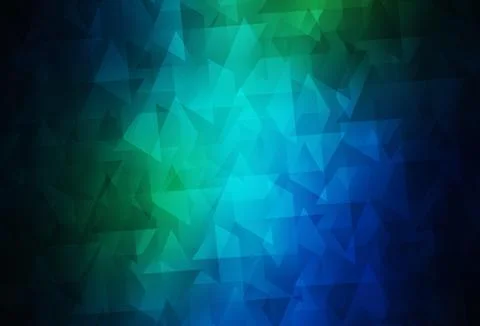 Dark Blue, Green vector layout with lines, rectangles. 스톡 일러스트