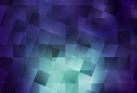 Dark Blue, Green vector layout with lines, rectangles. Stock Illustration