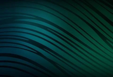 Dark Blue, Green vector layout with wry lines. Stock Illustration