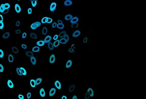 Dark Blue, Green vector layout with circle shapes. Illustrazione stock