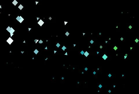 Dark blue, green vector layout with circles, lines, rectangles. イラスト素材