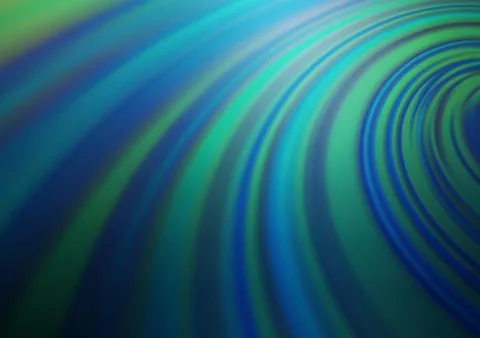 Dark Blue, Green vector modern bokeh pattern. Stock Illustration