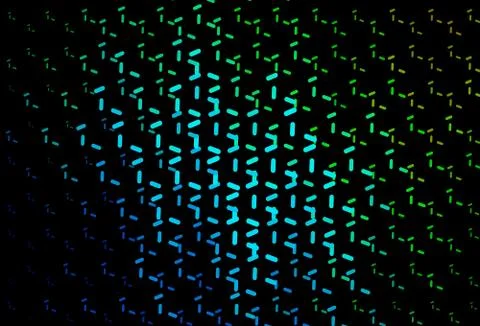 Dark Blue, Green vector pattern with sharp lines. Stock Illustration