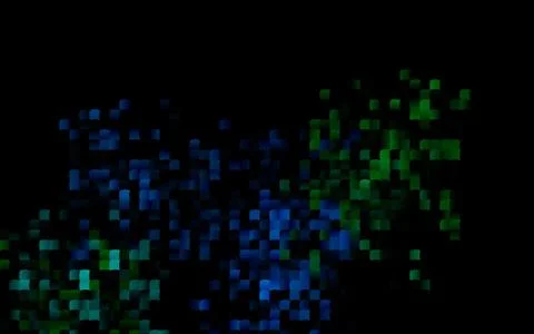 Dark Blue, Green vector pattern in square style. 스톡 일러스트