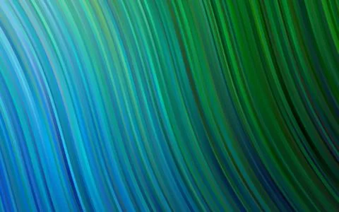 Dark Blue, Green vector pattern with liquid shapes. Stockillustratie