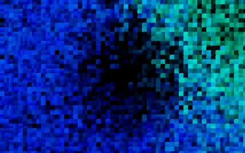 Dark Blue, Green vector pattern in square style. Illustrazione stock