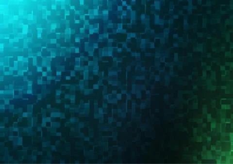 Dark Blue, Green vector pattern in square style. イラスト素材