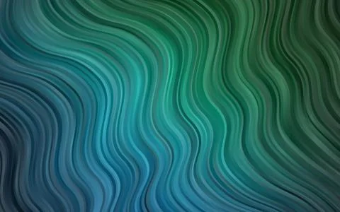 Dark Blue, Green vector pattern with bubble shapes. Stock Illustration