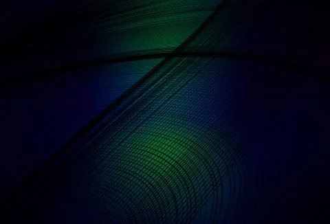 Dark Blue, Green vector pattern with wry lines. Stock Illustration