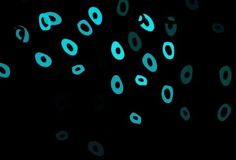 Dark Blue, Green vector pattern with spheres. Stock Illustration
