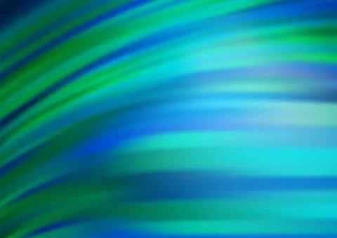 Dark Blue, Green vector pattern with liquid shapes. Stock Illustration