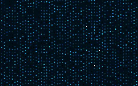 Dark Blue, Green vector pattern with spheres. Stock Illustration