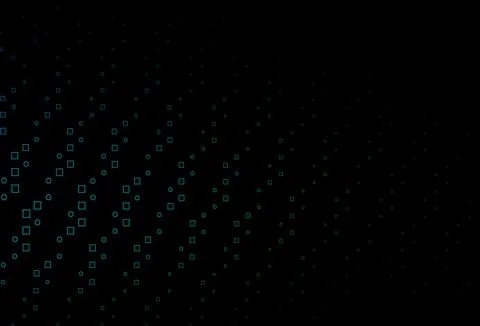 Dark Blue, Green vector pattern with crystals, rectangles. 库存插图