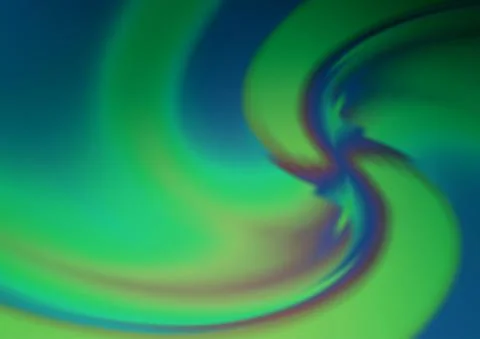 Dark Blue, Green vector pattern with bubble shapes. イラスト素材