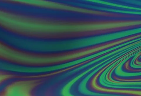 Dark Blue, Green vector pattern with bubble shapes. Stock Illustration