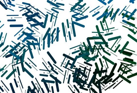Dark blue, green vector pattern with narrow lines. Stock Illustration