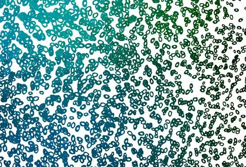 Dark Blue, Green vector pattern with spheres. Illustrazione stock