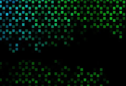 Dark Blue, Green vector pattern with crystals, rectangles. Stock Illustration