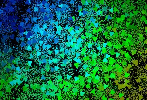 Dark Blue, Green vector pattern with random forms. 库存插图