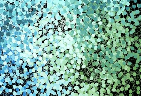 Dark Blue, Green vector pattern with spheres. イラスト素材