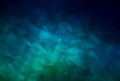 Dark Blue, Green vector pattern in square style. Stock Illustration