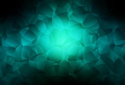 Dark Blue, Green vector pattern with random forms. Illustrazione stock