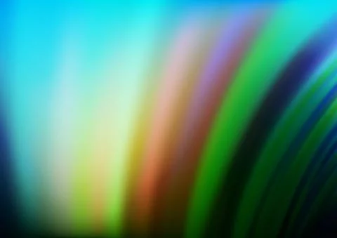 Dark Blue, Green vector pattern with liquid shapes. 스톡 일러스트