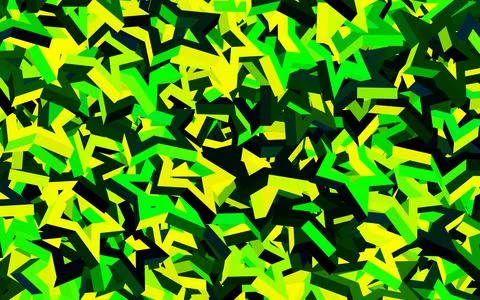 Dark Blue, Green vector pattern with christmas stars. Stock Illustration