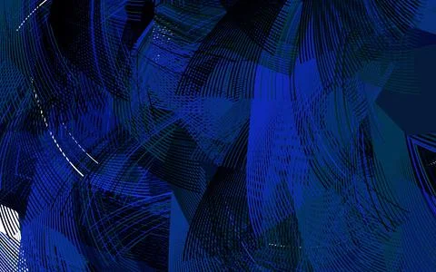 Dark Blue, Green vector pattern with lines. Illustrazione stock
