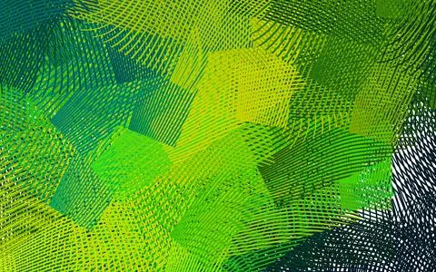 Dark Blue, Green vector pattern with random forms. Illustrazione stock