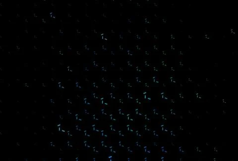 Dark Blue, Green vector pattern with sharp lines. Illustrazione stock