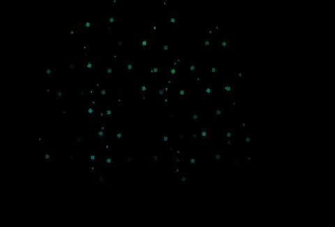 Dark Blue, Green vector pattern in polygonal style with circles. Stock Illustration