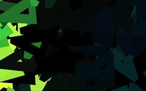 Dark Blue, Green vector pattern with polygonal style. Illustrazione stock