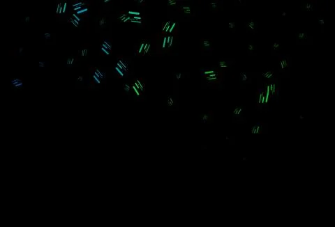 Dark blue, green vector pattern with narrow lines. イラスト素材