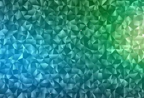 Dark Blue, Green vector polygonal pattern. イラスト素材