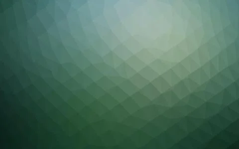 Dark Blue, Green vector shining triangular pattern. Illustrazione stock