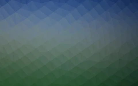 Dark Blue, Green vector shining triangular pattern. 스톡 일러스트