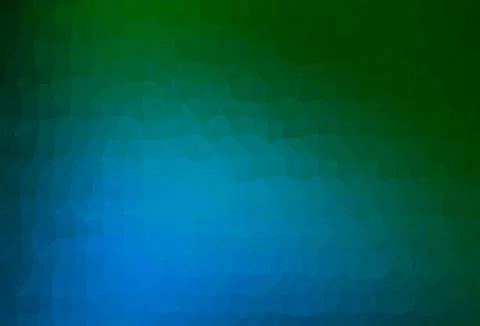Dark Blue, Green vector shining triangular background. Stock Illustration