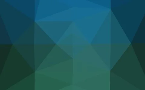 Dark Blue, Green vector shining triangular template. Illustrazione stock