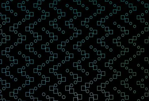 Dark Blue, Green vector template with square style. Stock Illustration