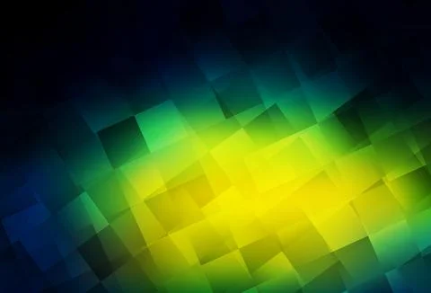Dark Blue, Green vector template with rhombus. Stock Illustration