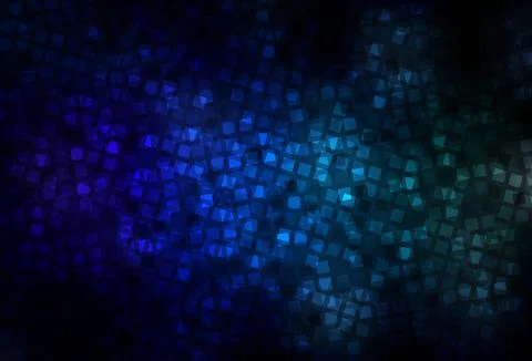 Dark Blue, Green vector template with rhombus. Stock Illustration