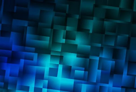 Dark Blue, Green vector template with rhombus. Stock Illustration