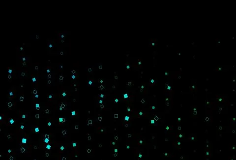 Dark Blue, Green vector template with square style. Stock Illustration