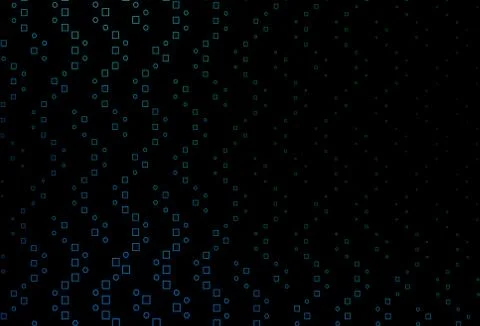 Dark Blue, Green vector texture with rectangular style. Stock Illustration